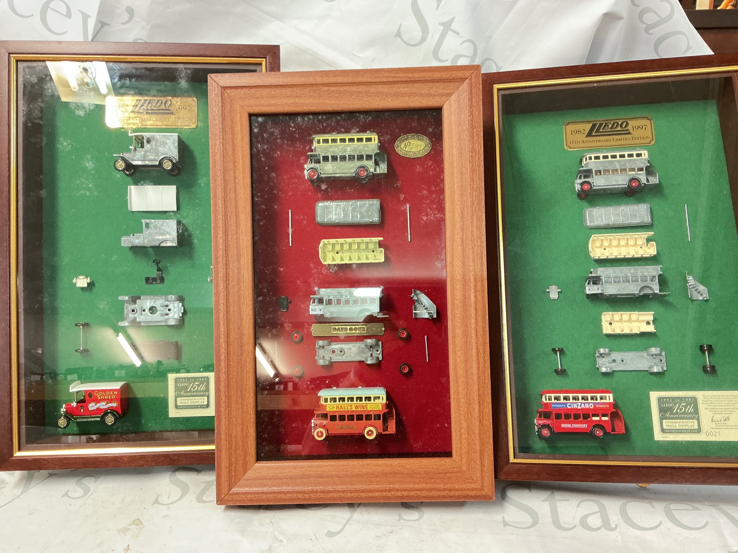3 LLledo wall Mounted Displays. No Reserve.