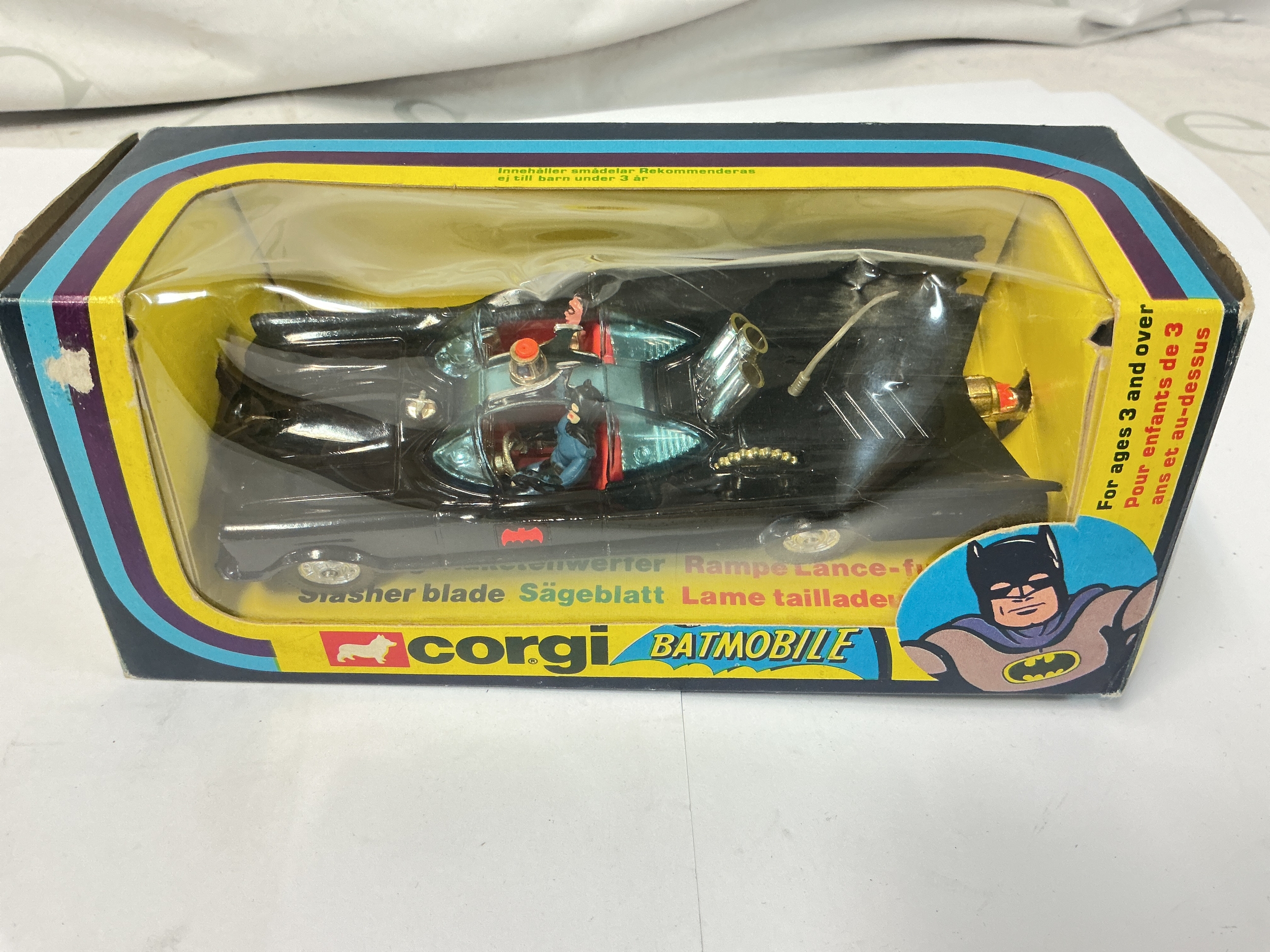 A Boxed 1976 Corgi Batmobile #267. No Rockets Etc. No Reserve.