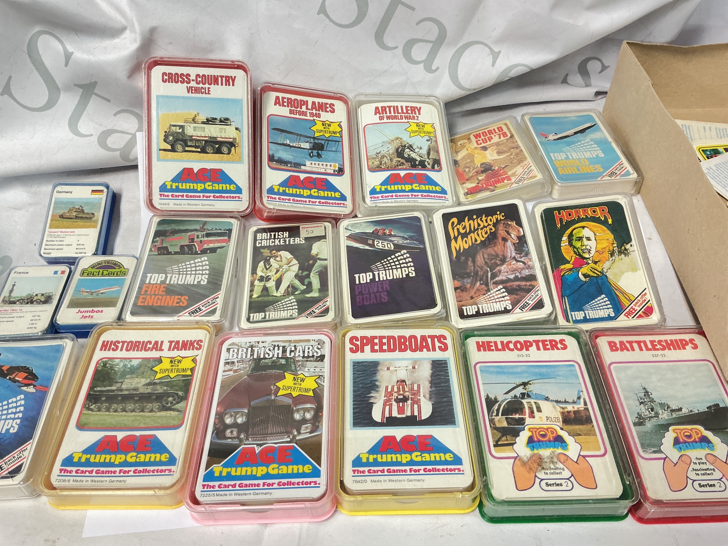 A Small Collection Of Vintage Top Trumps. No Reserve.