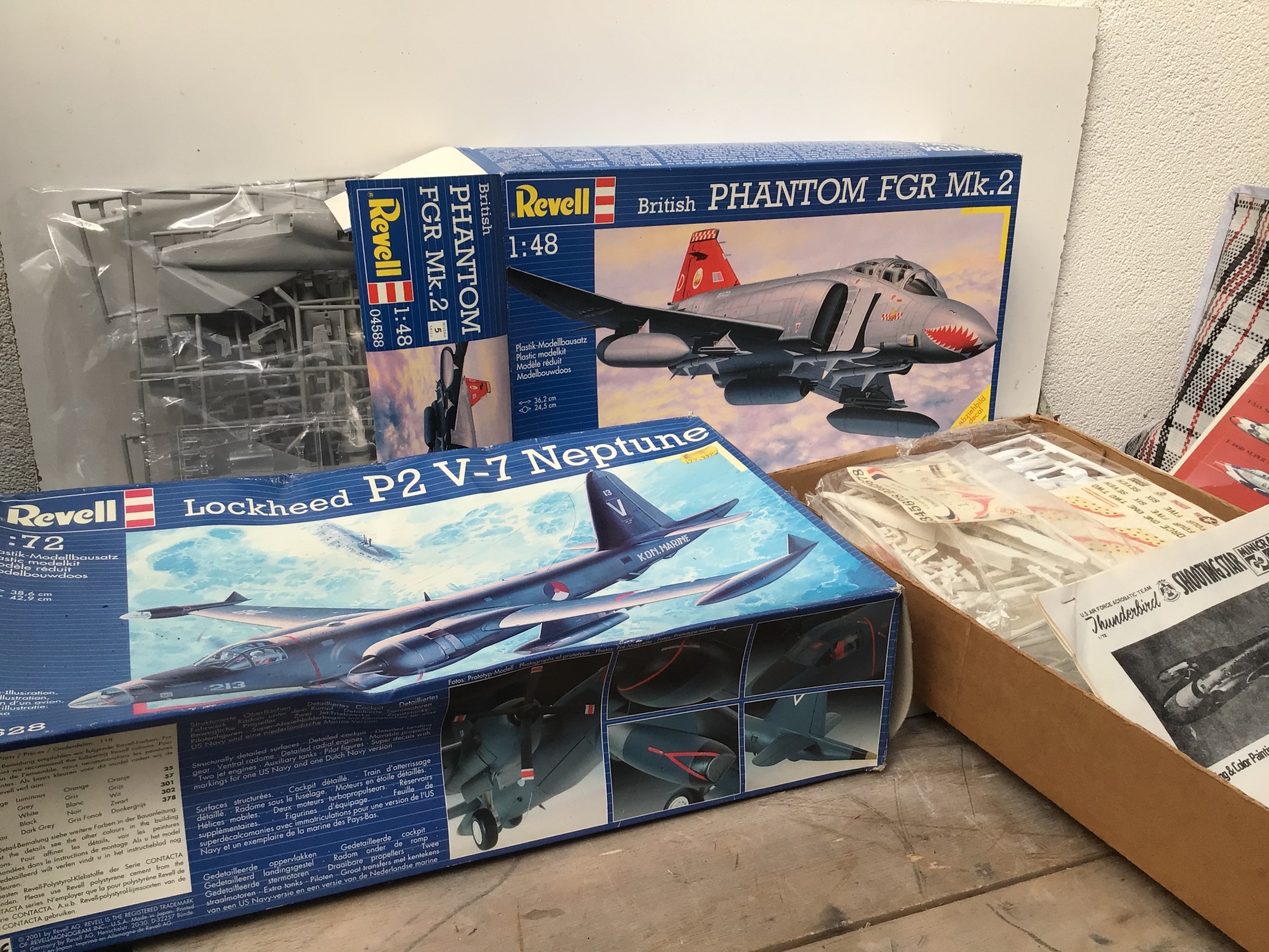 A Collection of Boxed model kits featuring aircraft by various manufacturers including Airfix, Revell, Minicraft etc. A variety of scales.  No reserve