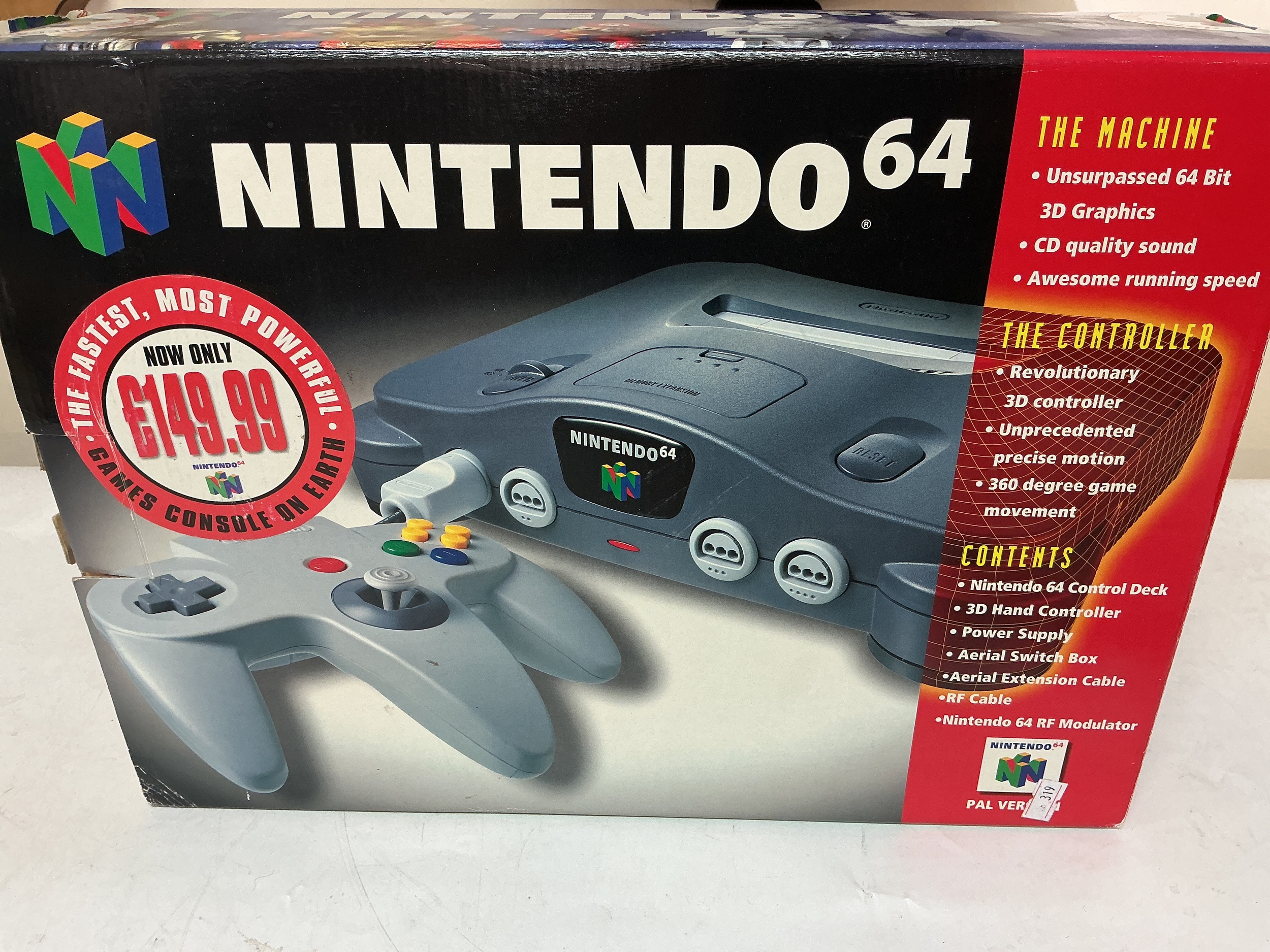 A Boxed  Nintendo 64.