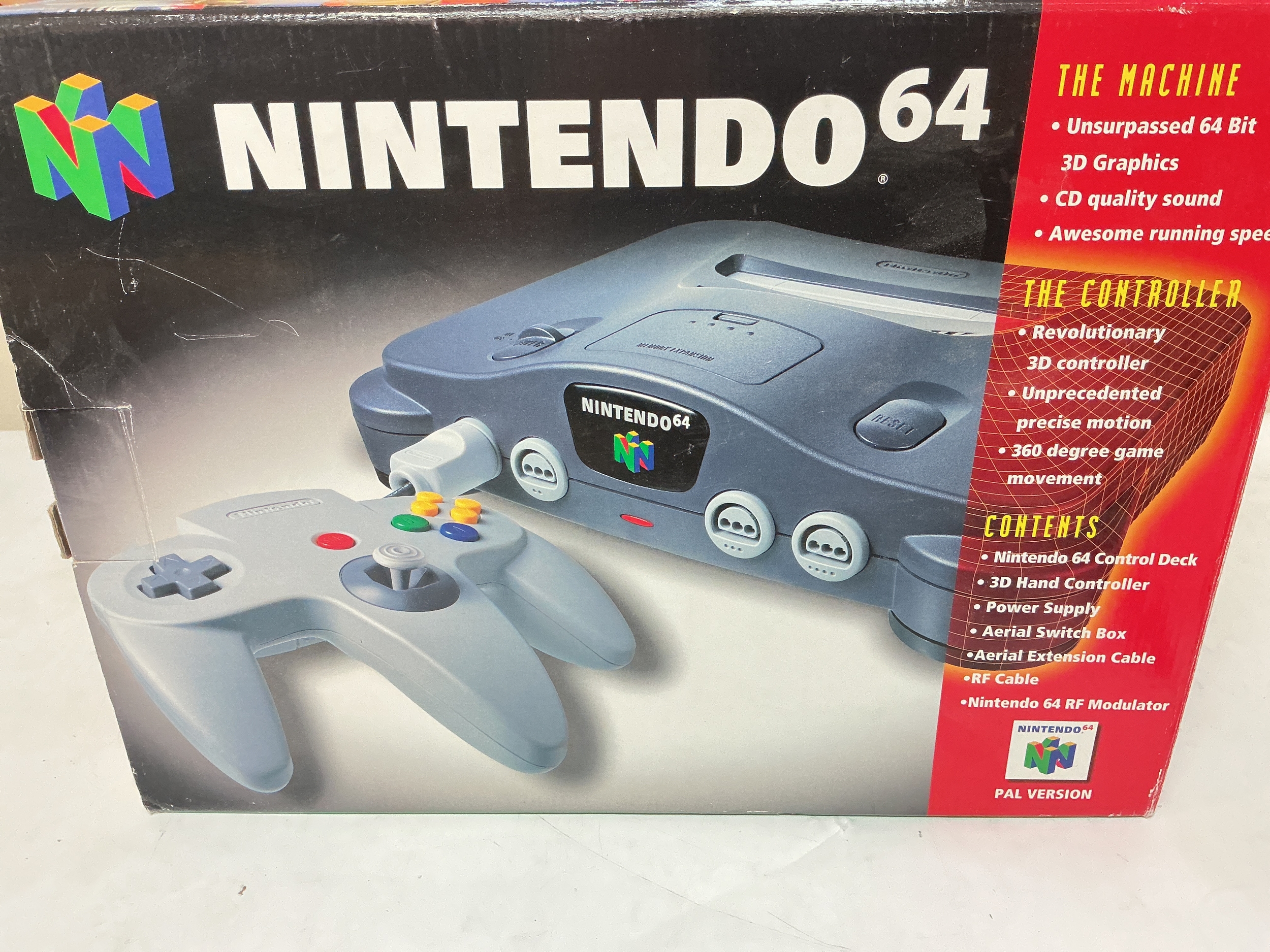A Boxed Nintendo 64.