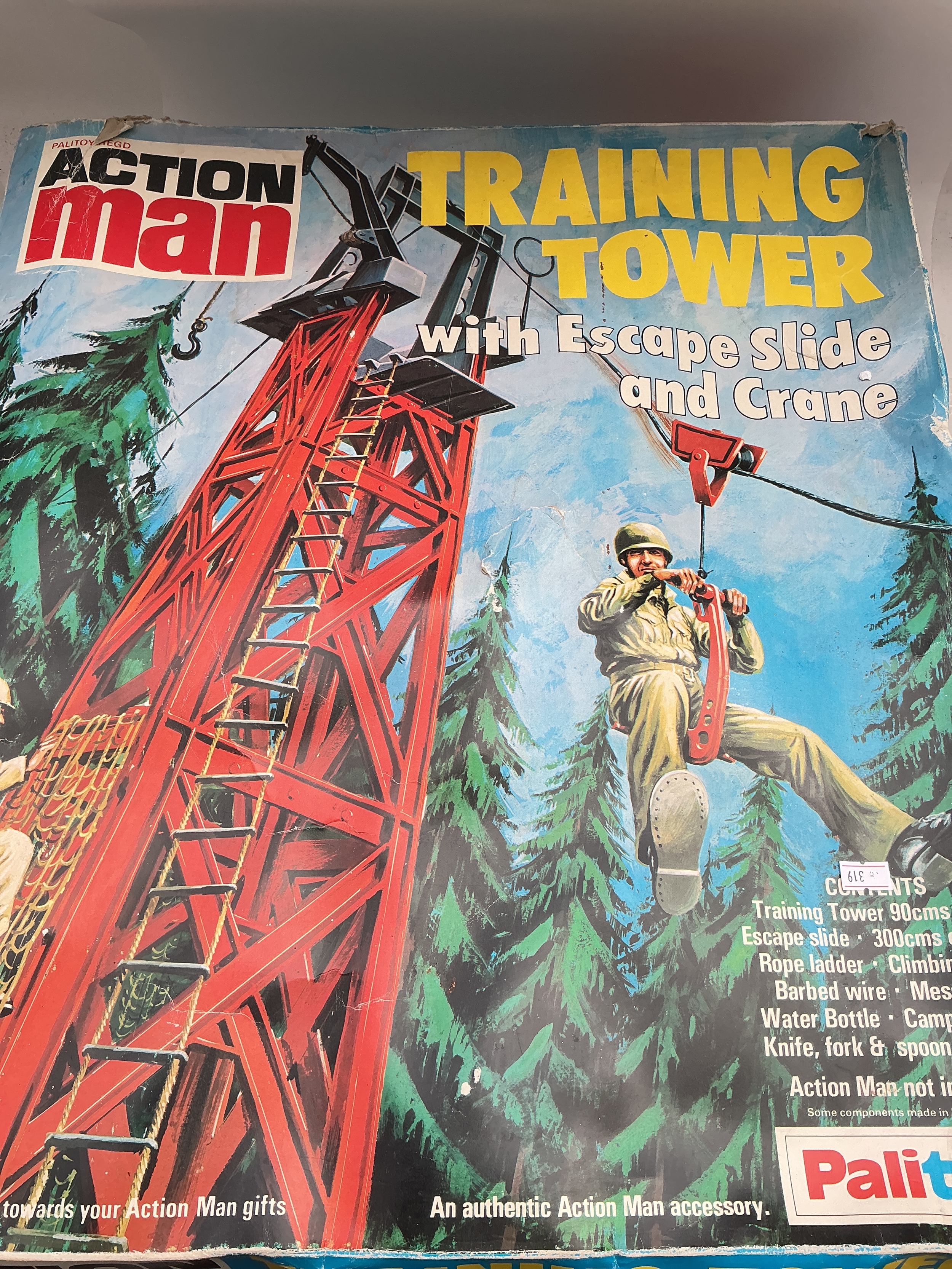 A Boxed Palitoy Action Man Training Tower. No Reserve.