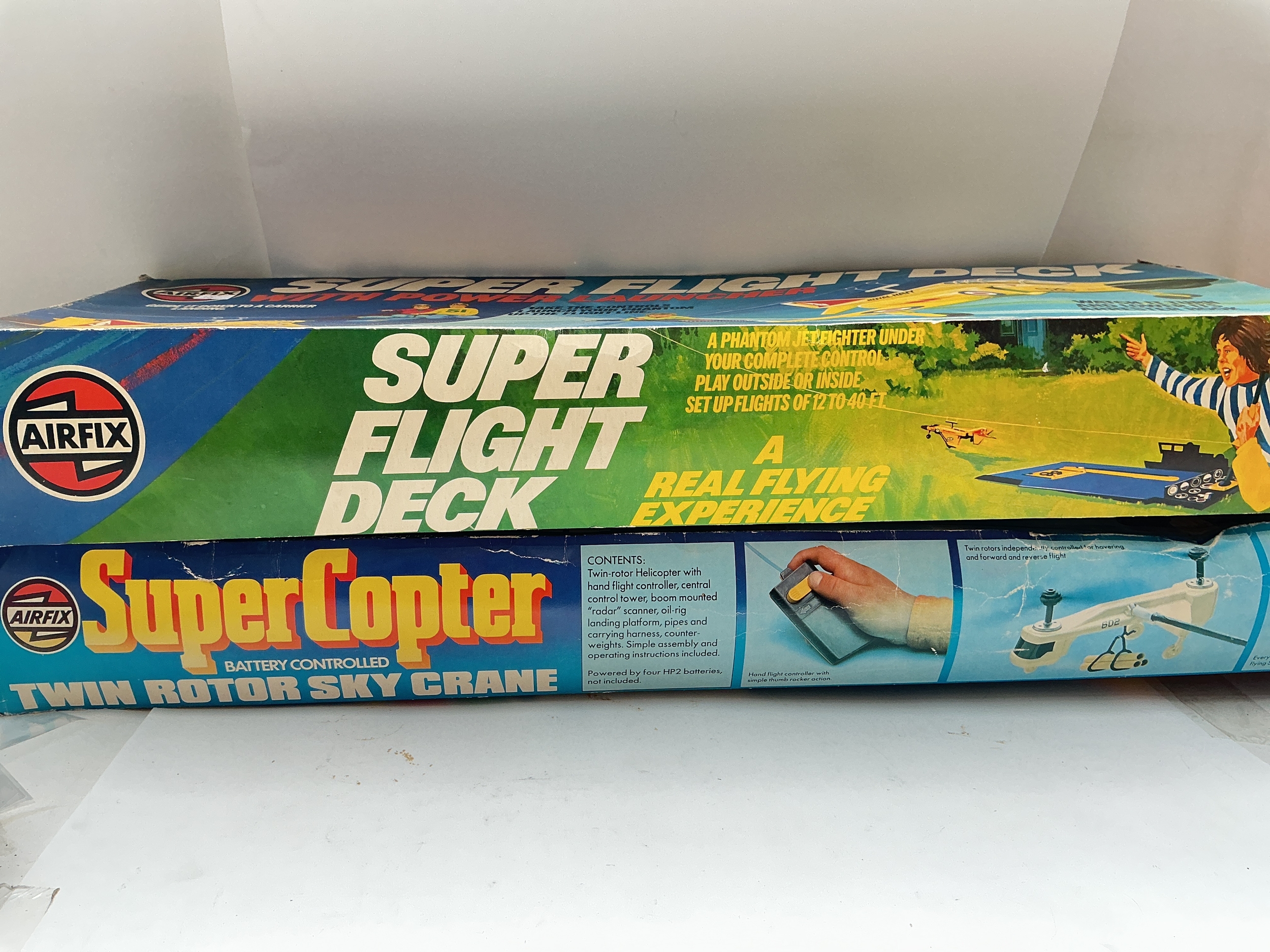 A Boxed Airfix Super Flight Deck And A Super Copter. (2).