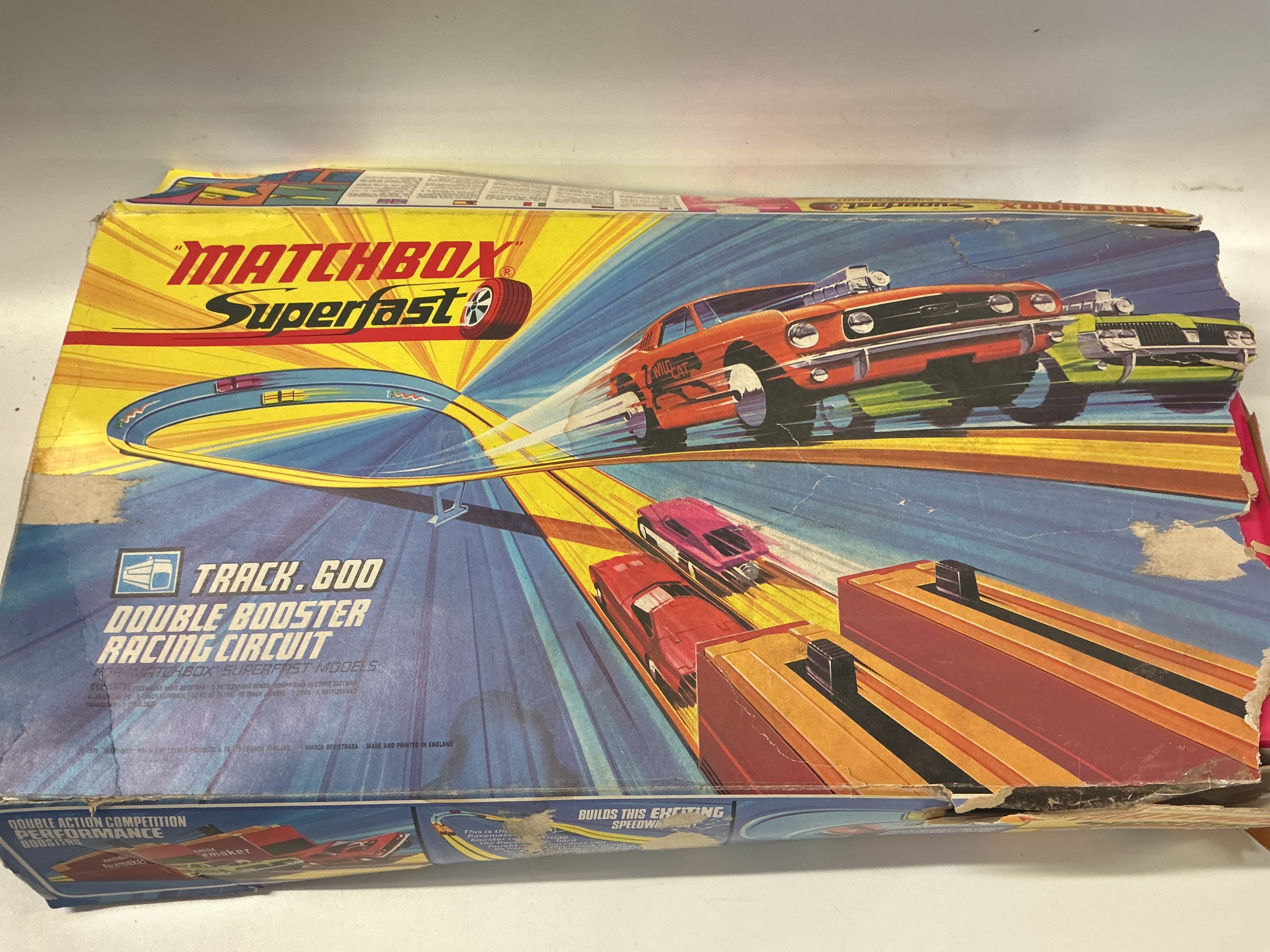 A Boxed Matchbox Superfast Track.600 Box Is Worn.