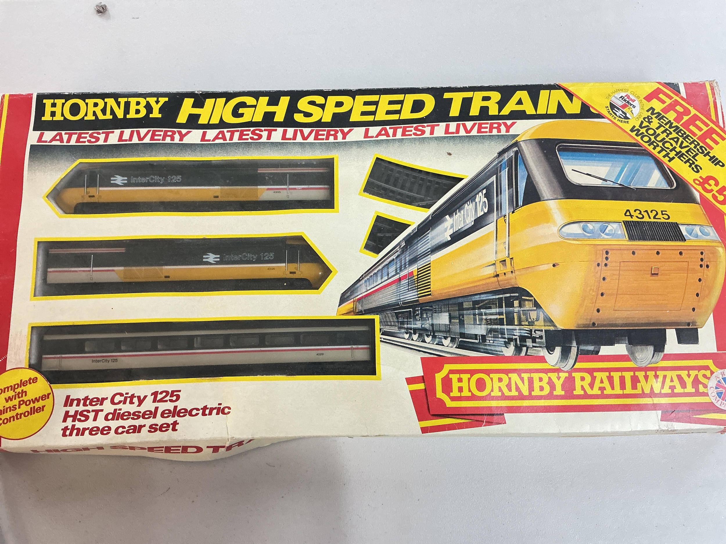 A Boxed Hornby 00 Gauge High Speed Train Set. No Reserve.