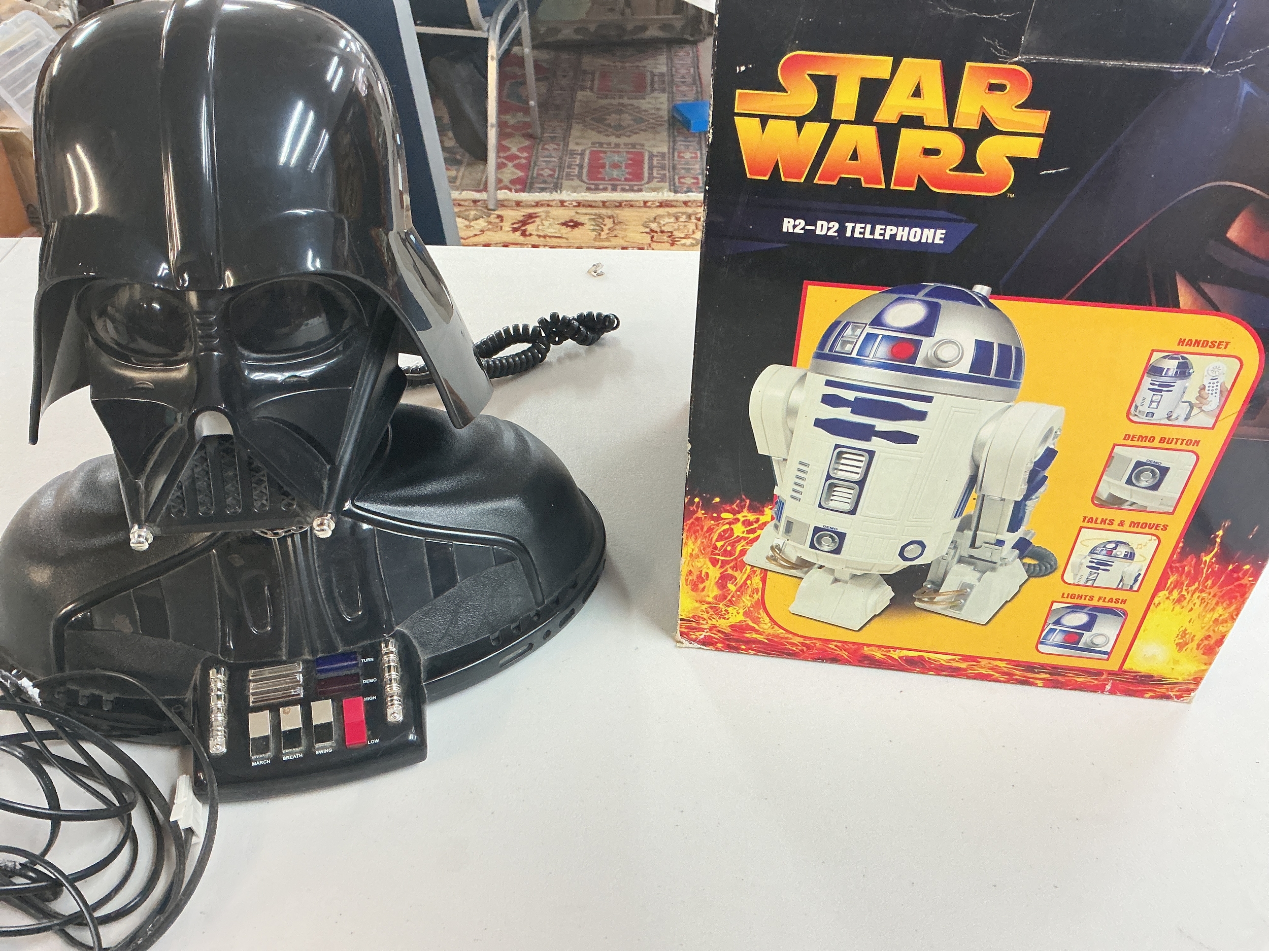 2 Star Wars Telephones ,A Collection Of 7 Monopoly Board Games And A Trivial Pursuit.  No Reserve.
