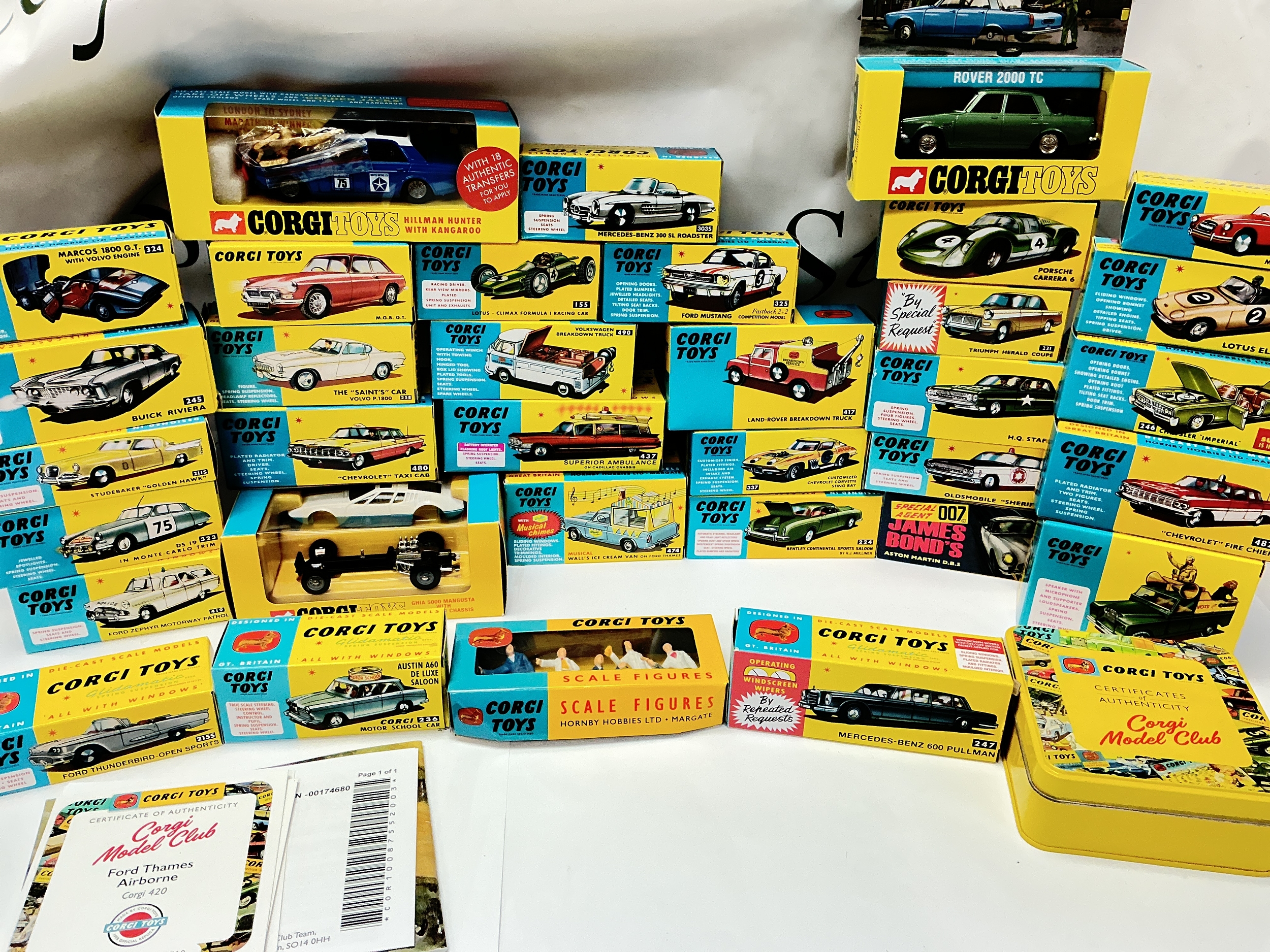 A Collection Of Boxed And Loose Corgi Model Club Diecast (some Loose, Some Empty Boxes).(2)