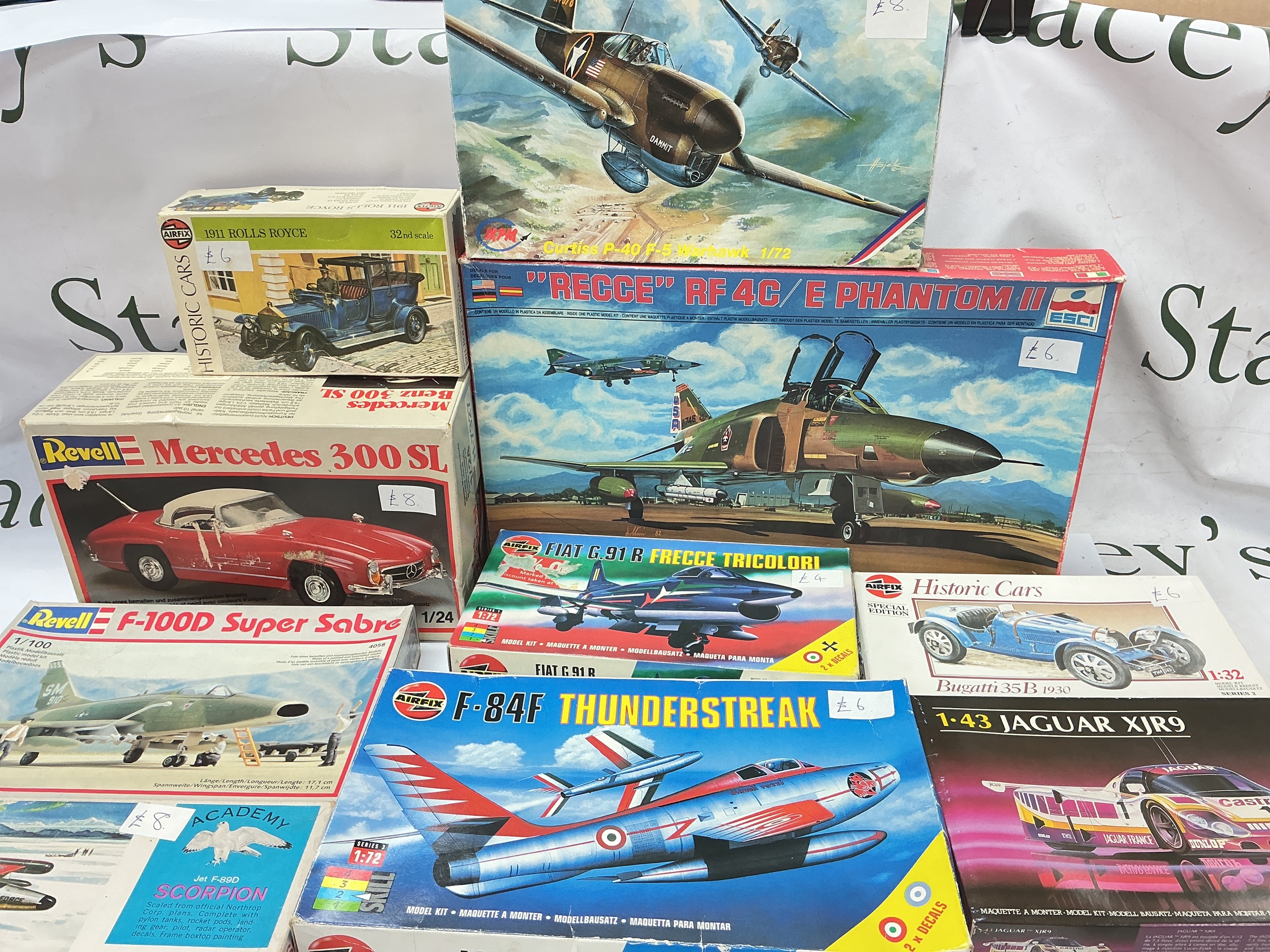 A Collection Of Boxed Model Kits Including Revell, Airfix, Esci, Etc. No Reserve.