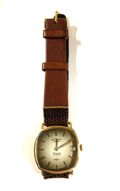 A 9ct gold cased gents Rotary wristwatch.