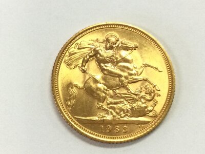 A 1963 full sovereign.
