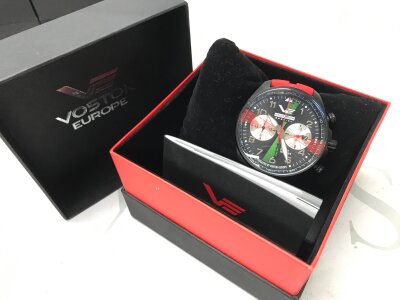 A Boxed Vostok watch , Radio Room Special. Seen working