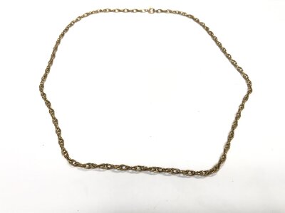 A 9ct gold chain. 
8.81g