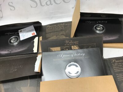 Three royal mint issue 2011 Sterling silver Olympic proof sets, London 2012 sports collection