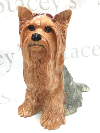 A Beswick Yorkshire terrier (large) 25cm tall