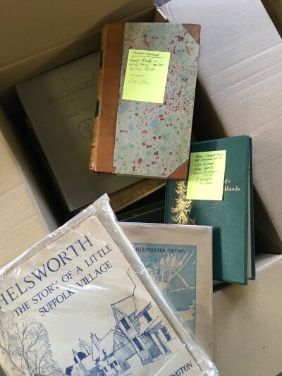 A box containing a various collection of books- 20 volumes total- as per list including Game Birds & Wild Fowl of the British Isles