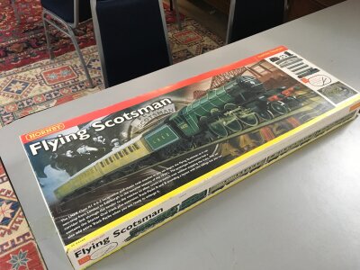 A Hornby railway Flying Scotsman boxed set and accessories