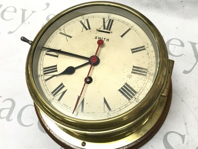 A Smiths 8 Day clock, 24cm wide