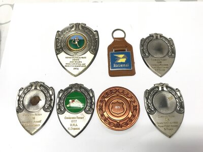 vintage sports medals and trophies