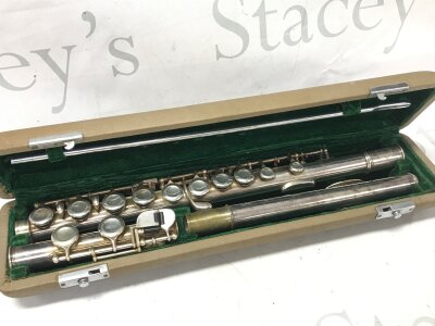 A cased Chinese flute Hsinchai