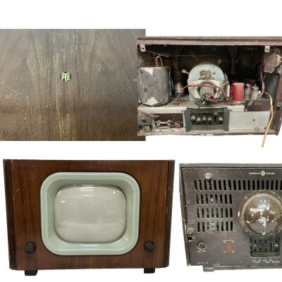 A vintage PYE television