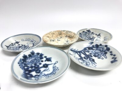 Five Tek Sing Shipwreck small bowls