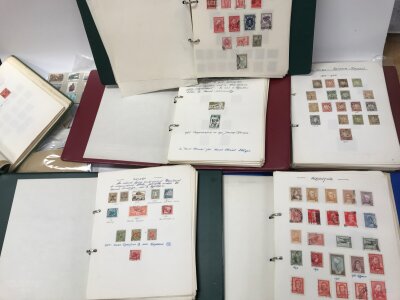 A large collection of assorted world stamps.