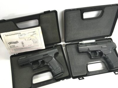 Two cased Walther CP99 4.5/.177 Air pistols