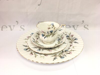 A Royal Albert bachelor set in Brigadoon pattern. NO RESERVE
