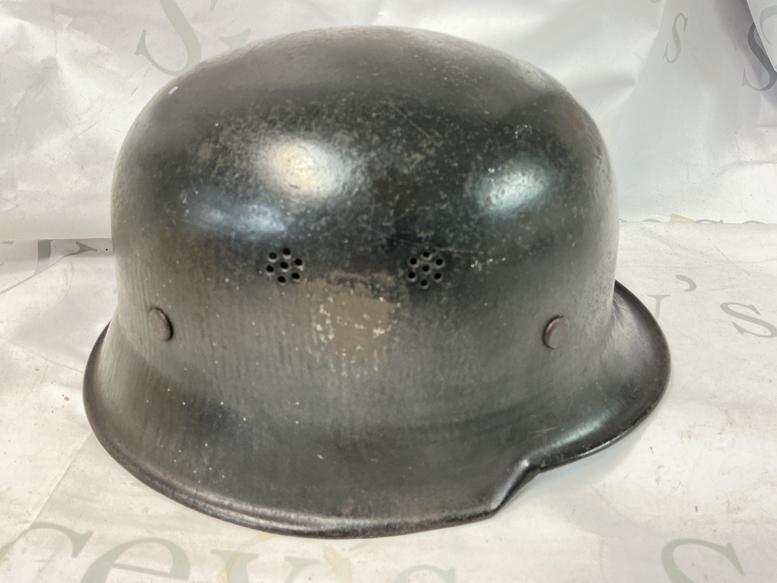 A WW2 German M34 Helmet Complete.