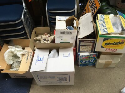 A large collection of drinking glasses, some ceramic jugs- NO RESERVE