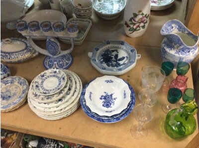 Four boxes of various ceramics- NO RESERVE