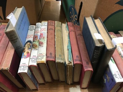 A collection of Enid Blyton Famous Five series books to include eight First Editions- Five on Finniston Farm, Five on Hike together, Five goes to Smugglers Top, plus two 1959 The Famous Five Special- one with a Dust Cover