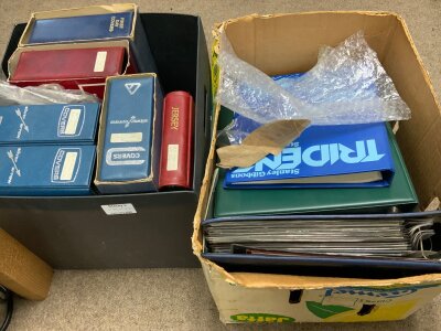 2 boxes of mixed stamps and 1st day covers