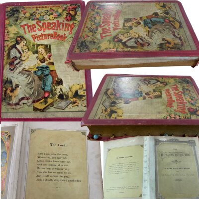 The Speaking Picture Book. A Special Book with Picture, Rhyme and Sound for Little People Published by Printed in Germany, 1890- NO RESERVE
