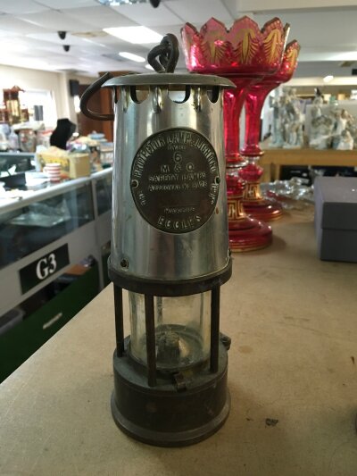 A miners Lamp, protector lamp and lighting M&O Eccles