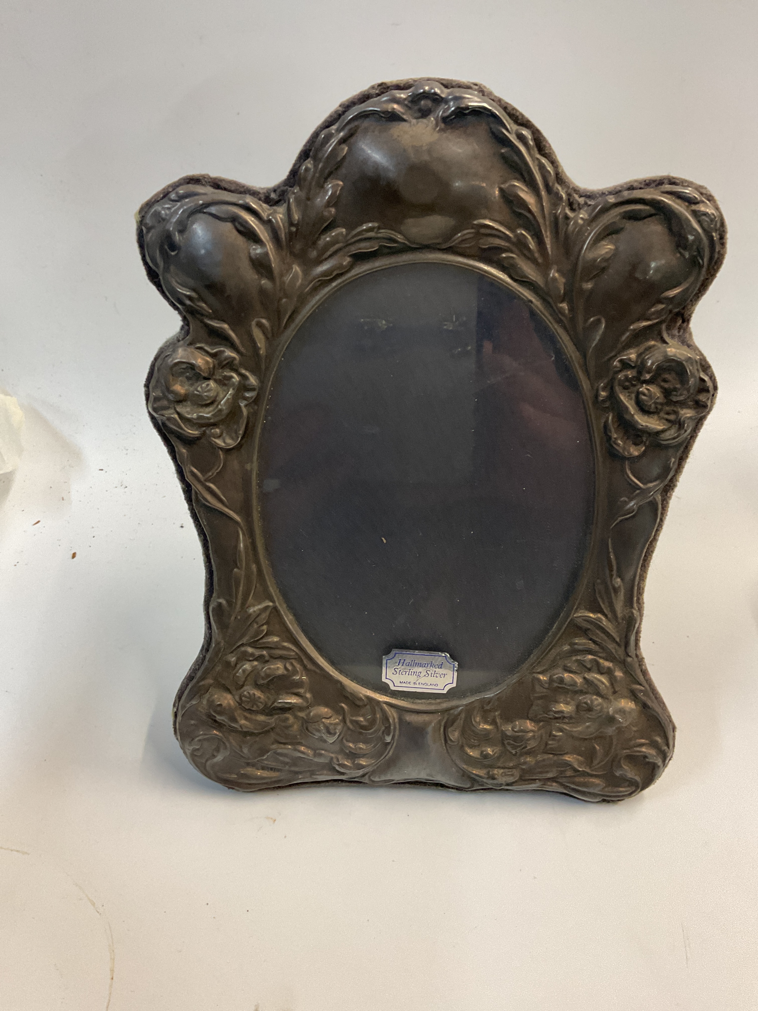 HM silver photo frame 