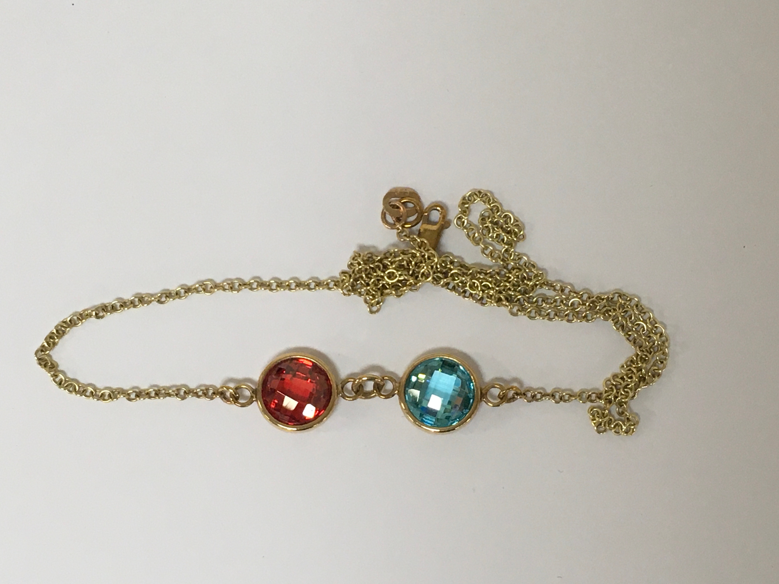 Ruby 9 Carat Necklace. 4.6g.