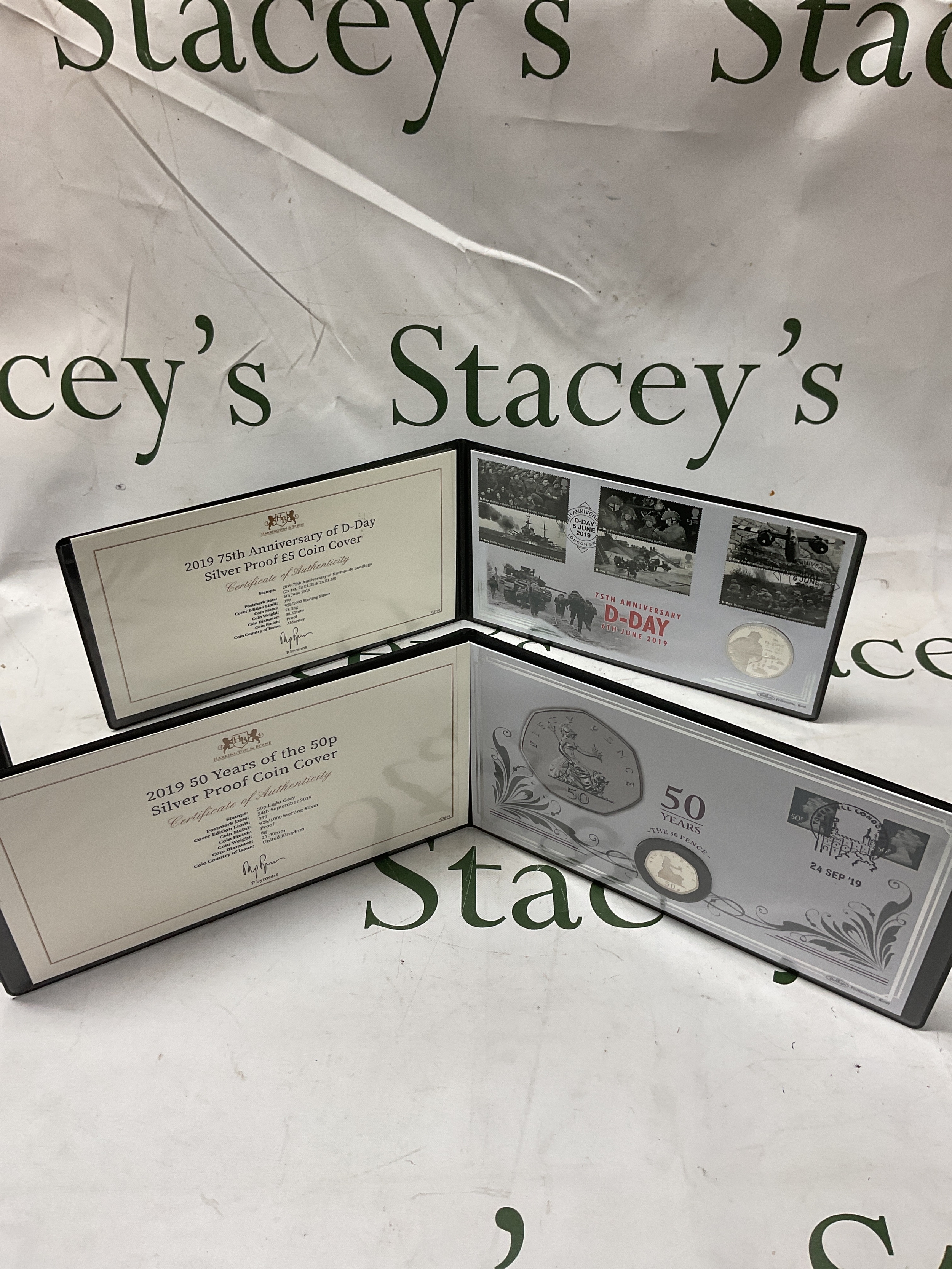 Nine Proof Silver coin covers , as per photos.