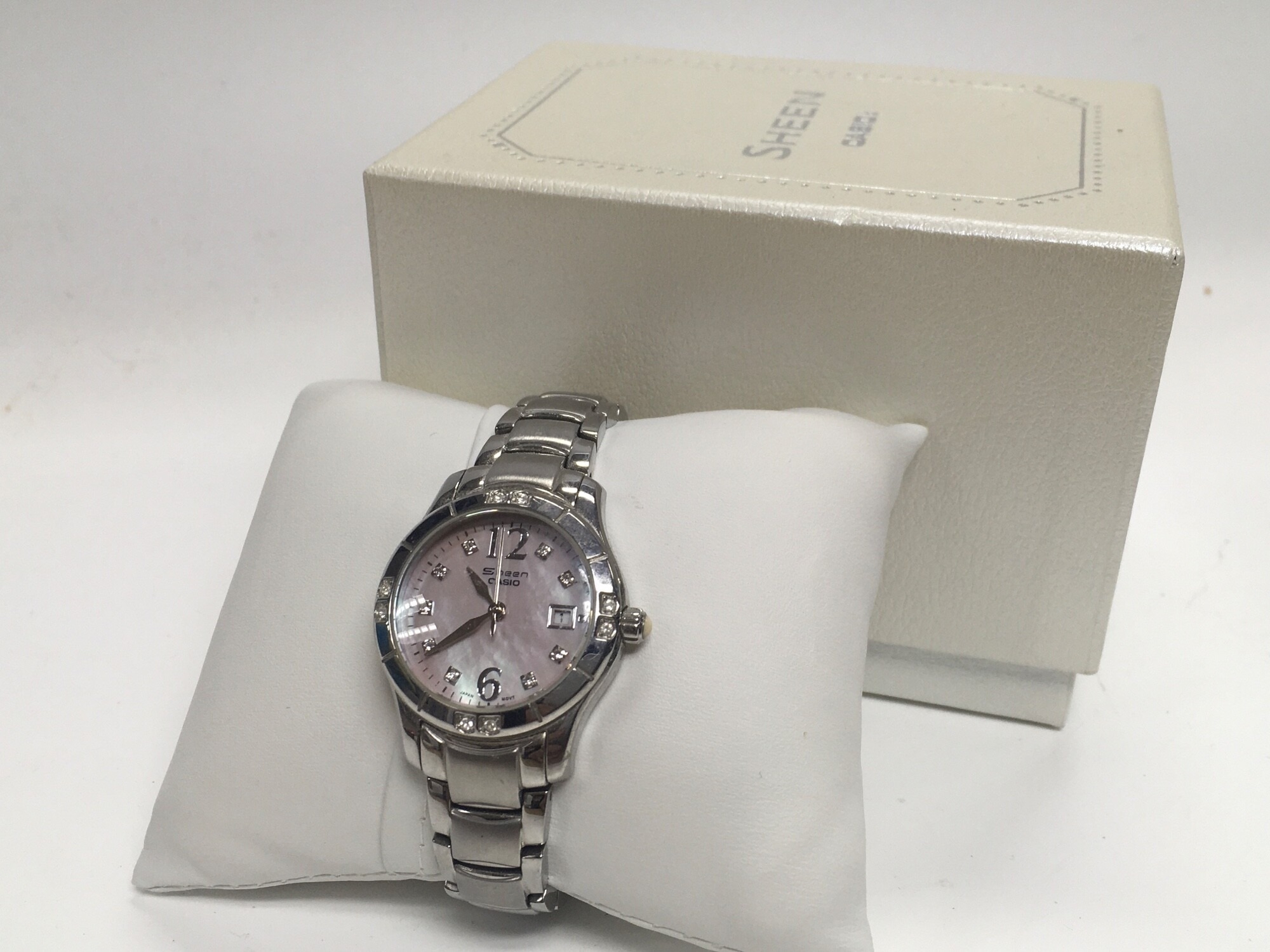A ladies sheen casio watch. NO RESERVE