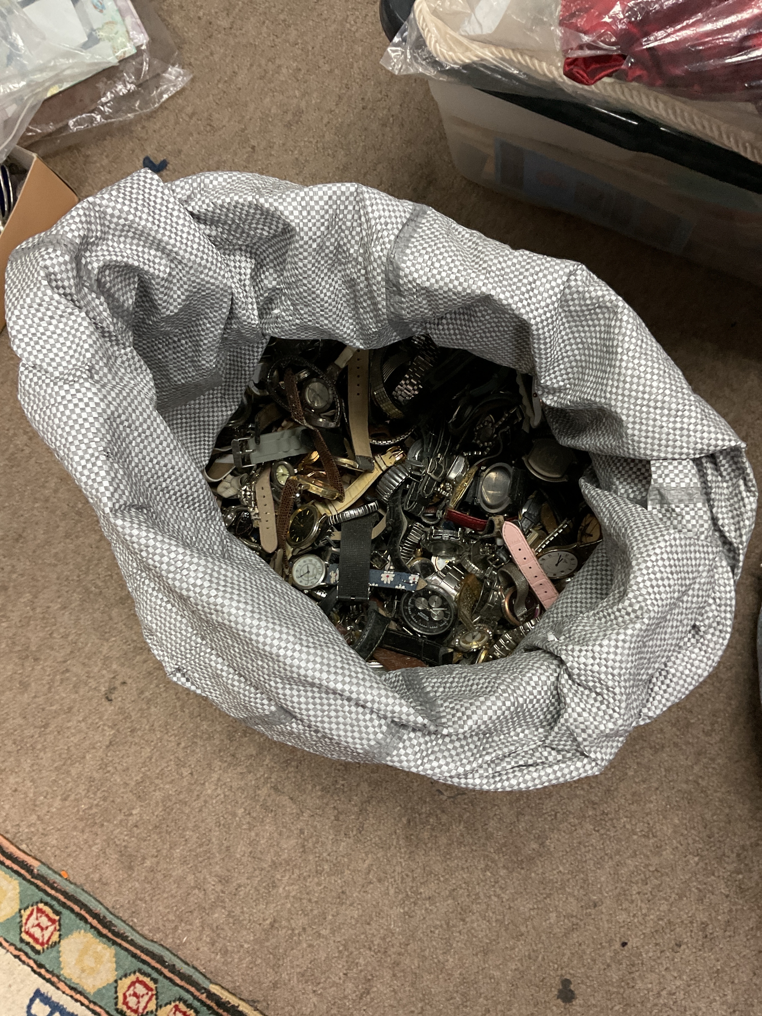 Very large qty of watches for spares or art project.