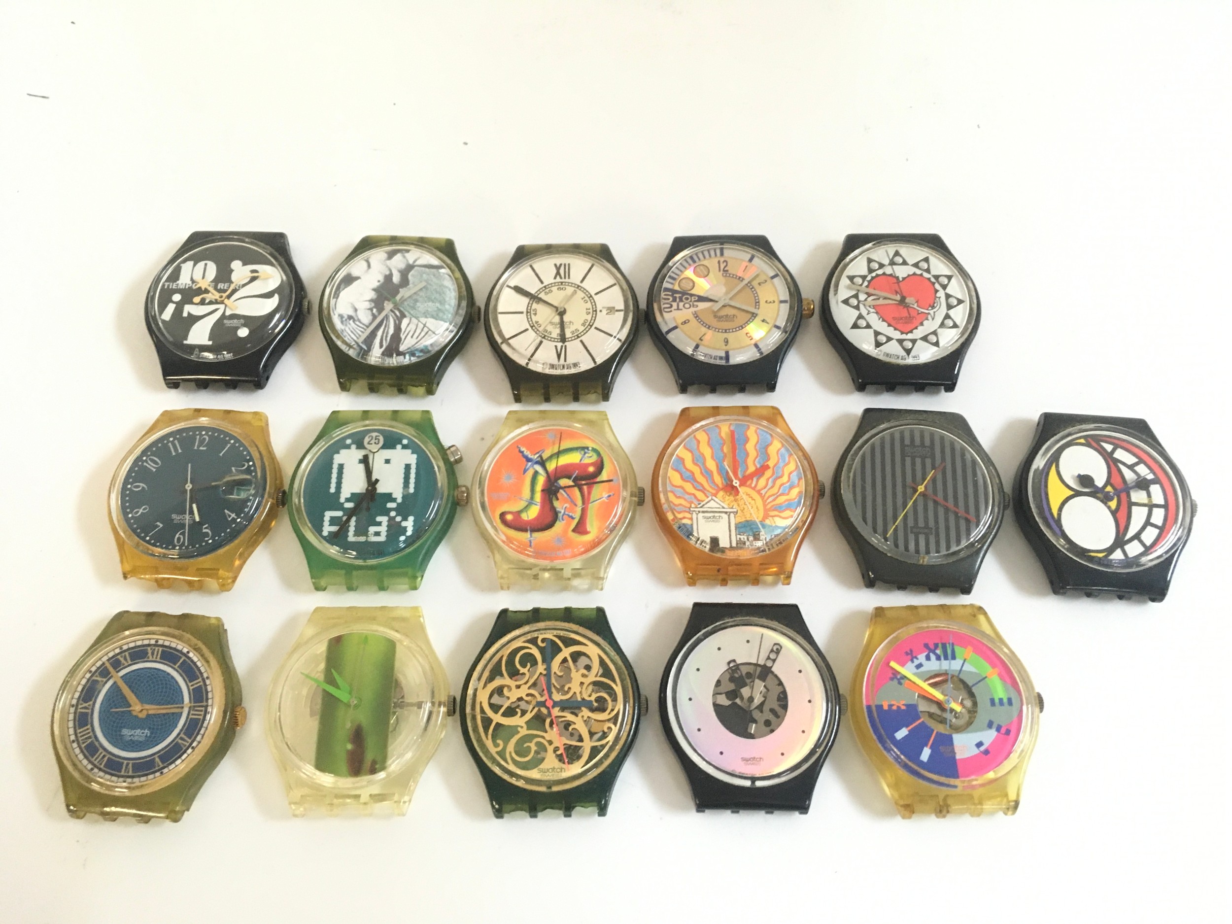 Swatch watches, no reserve