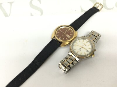 Two Seiko mens wristwatches