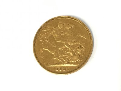 An 1881 Melbourne mint mark full sovereign