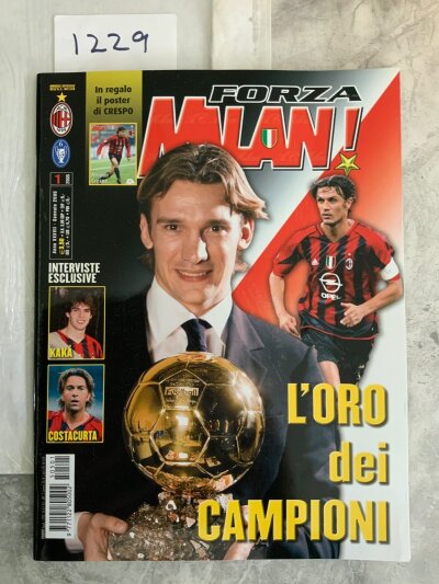 2005 AC Milan v Manchester United Semi Final Football Programme: Very hard to obtain Forza Milan issue Champions League edition in excellent condition.