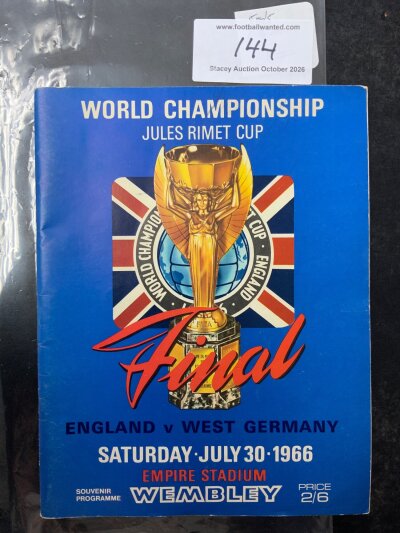 Two Day Football Memorabilia Auction - Presented by Dave Alexander of Football Wanted - OCTOBER