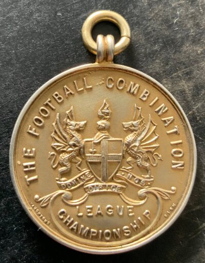 Arsenal 51/52 Reserves Football Medal: Runners Up silver hallmarked medal awarded to Jack Kelsey. Combination League. Quality made Vaughtons medal without box.