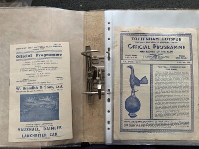 Arsenal Away Reserve Football Programme Collection: Includes 46/47 Coventry, Tottenham final, 48/49 Chelsea at Tottenham, 50/51 Chelsea final sof, Ipswich, 51/52 Fulham and more. (14)