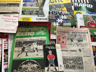 European Club Football Programmes: All appear to be European competitions not involving British clubs. Excellent. Instructions to sell. (95)
