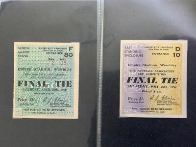 Arsenal Post War FA Cup Final Ticket Collection: Complete from 1950 to 2017 in excellent condition. Between the years stated are 1952 1971 1972 1978 1979 1980 1993 + replay plus a few stewards tickets and many more from the millennium.